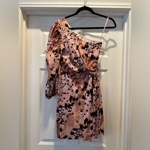 Ted Baker size 0 (fits like a 2) one shoulder dress